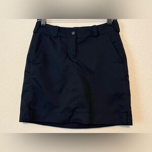 Nike Golf Tour Performance Dri-Fit Black Skirt Skort Short Size 2 XS